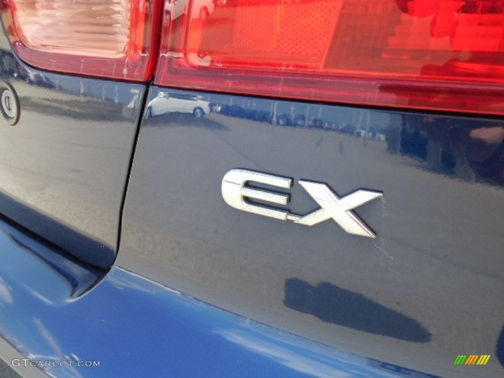 2002 Civic EX Sedan - Eternal Blue Pearl / Gray photo #18