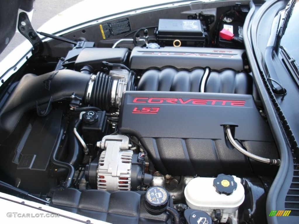 2009 Chevrolet Corvette Convertible 6.2 Liter OHV 16-Valve LS3 V8 Engine Photo #79377796