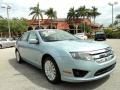 2010 Light Ice Blue Metallic Ford Fusion Hybrid  photo #1