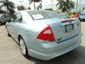 2010 Light Ice Blue Metallic Ford Fusion Hybrid  photo #9