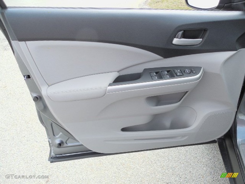 2013 Honda CR-V EX-L AWD Gray Door Panel Photo #79378120