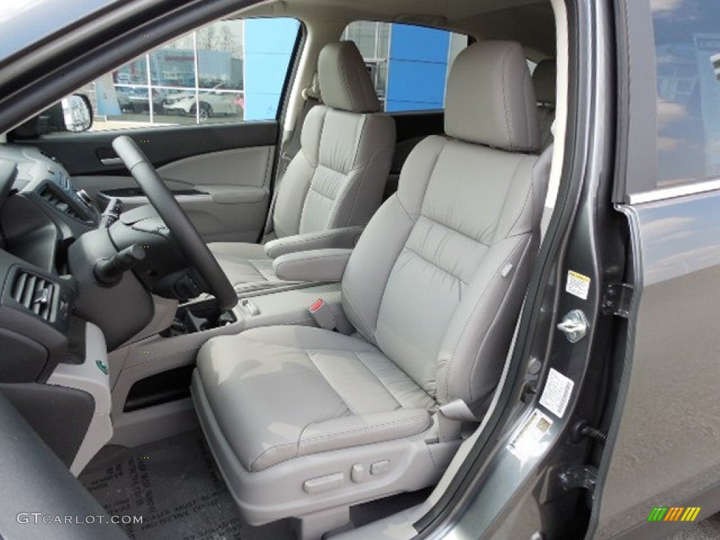 Gray Interior 2013 Honda CR-V EX-L AWD Photo #79378138