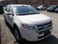 2013 White Suede Ford Edge SEL AWD  photo #1