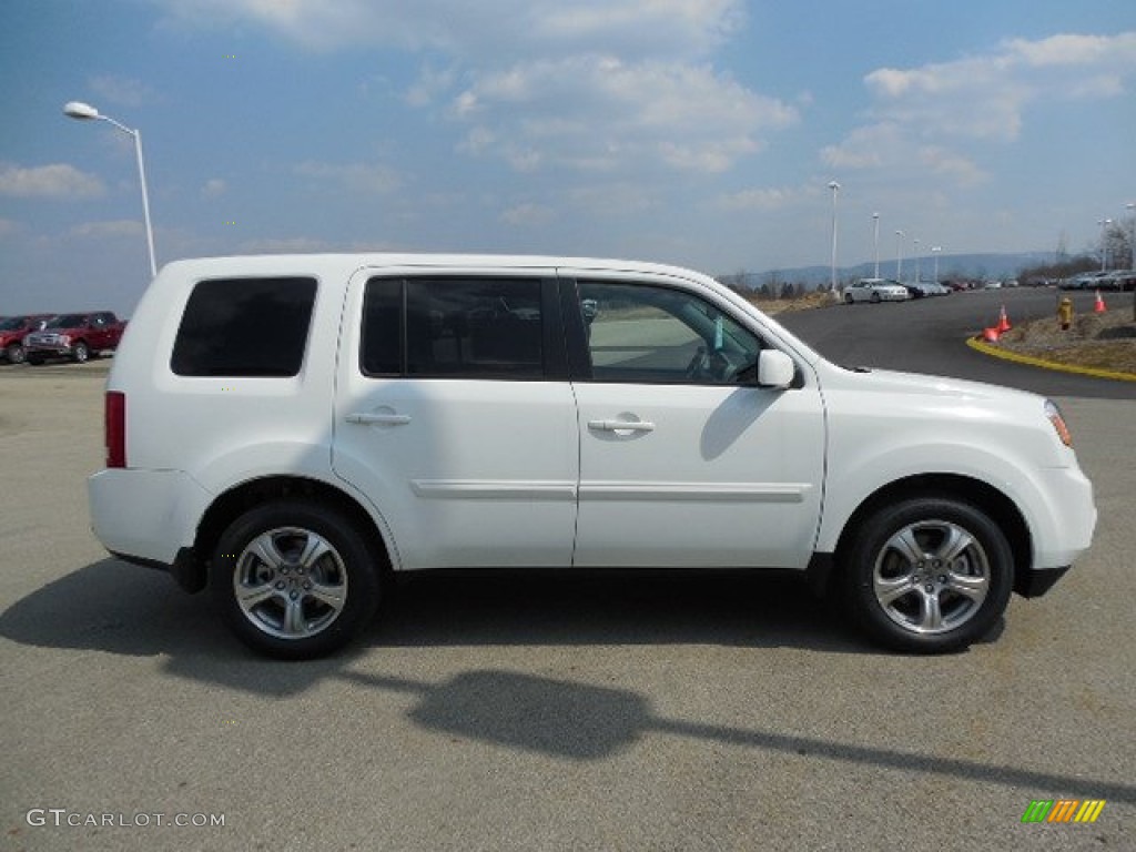 Taffeta White 2013 Honda Pilot EX-L 4WD Exterior Photo #79378856