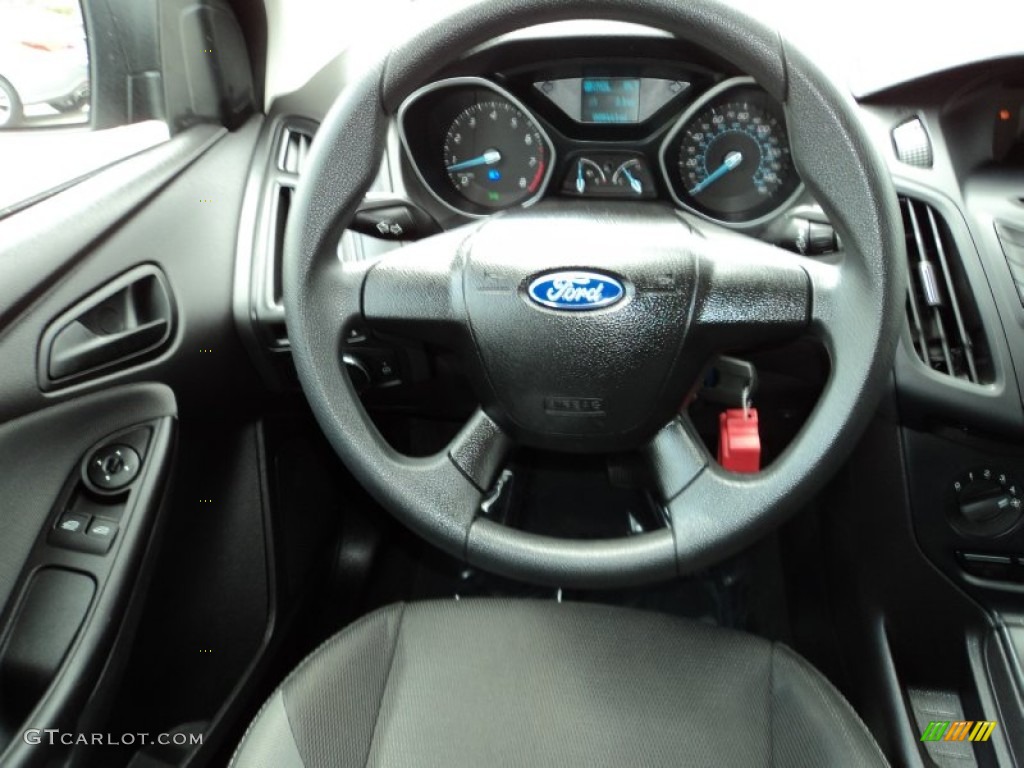 2012 Focus S Sedan - Tuxedo Black Metallic / Charcoal Black photo #25