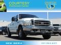 2004 Oxford White Ford F250 Super Duty Lariat Crew Cab  photo #1