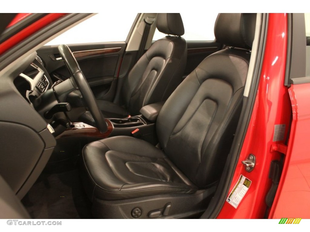 2009 A4 2.0T Sedan - Brilliant Red / Black photo #7