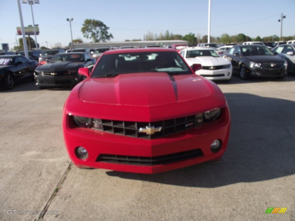 2013 Camaro LT Coupe - Victory Red / Black photo #1