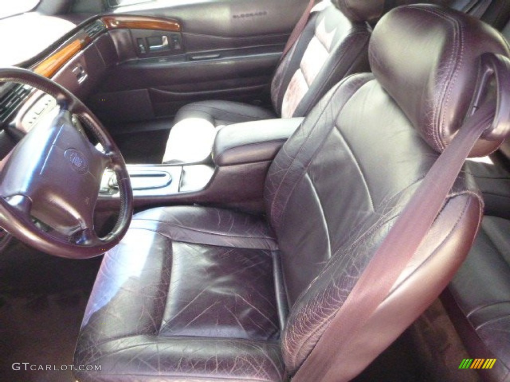 Dark Cherry Interior 1996 Cadillac Eldorado Standard Eldorado Model Photo #79381903