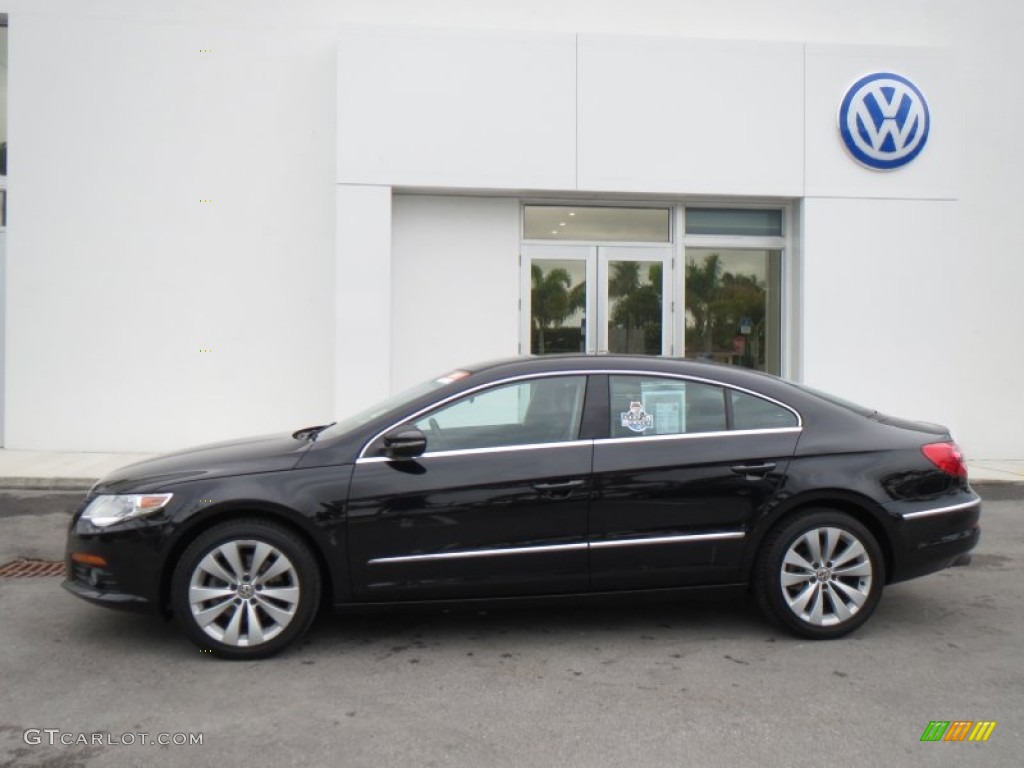 Deep Black Metallic 2010 Volkswagen CC Sport Exterior Photo #79382479