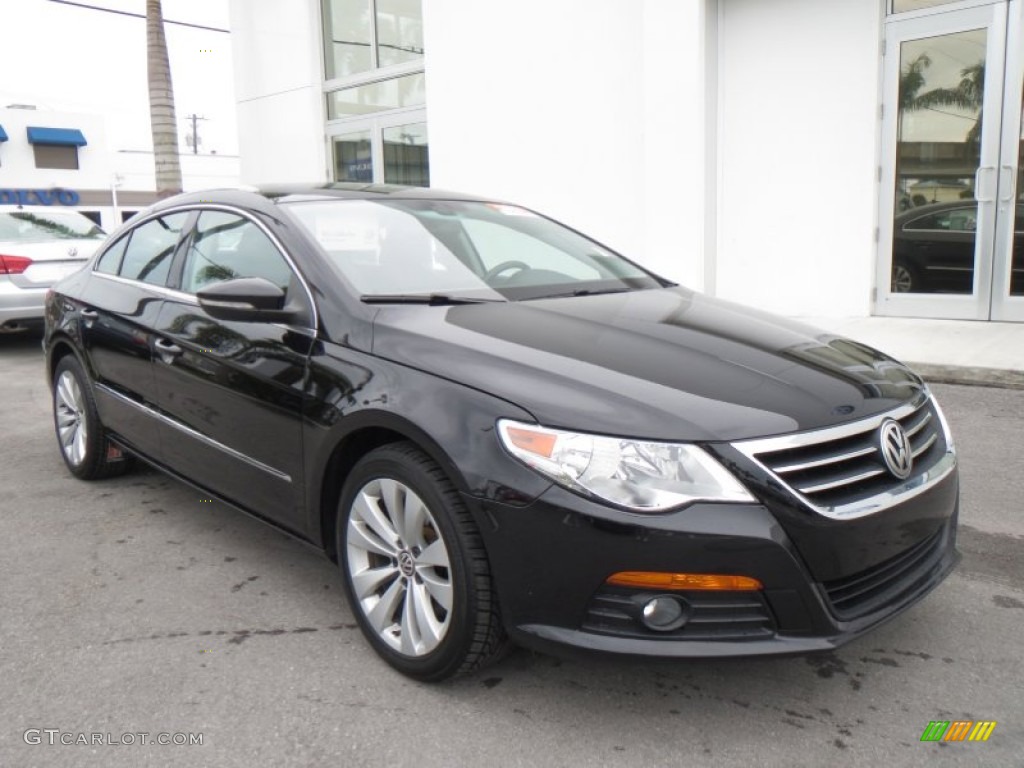 Deep Black Metallic 2010 Volkswagen CC Sport Exterior Photo #79382575