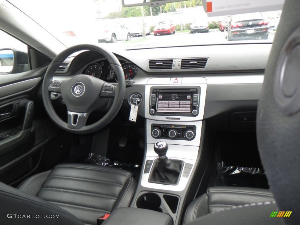 2010 Volkswagen CC Sport Black Dashboard Photo #79382670