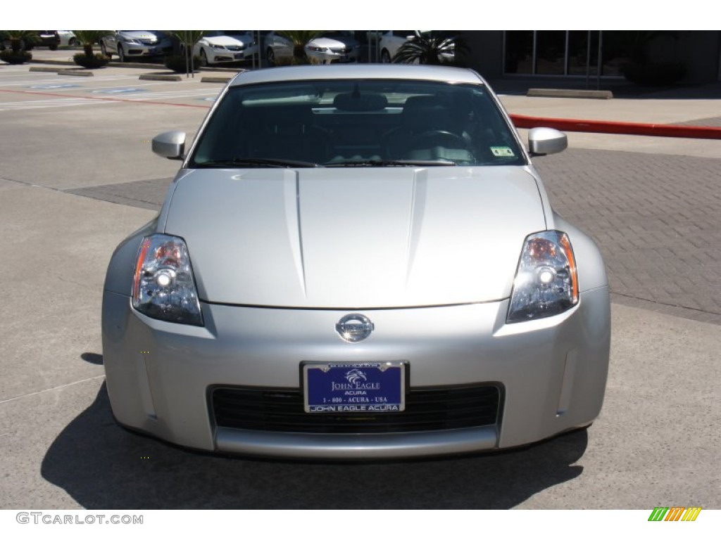 2005 350Z Touring Coupe - Chrome Silver Metallic / Charcoal photo #3