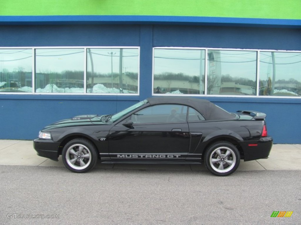 Black 2001 Ford Mustang GT Convertible Exterior Photo #79383640