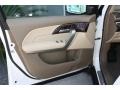 Parchment 2012 Acura MDX SH-AWD Technology Door Panel