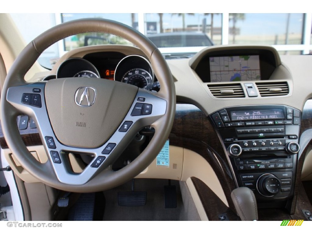 2012 Acura MDX SH-AWD Technology Parchment Dashboard Photo #79384132
