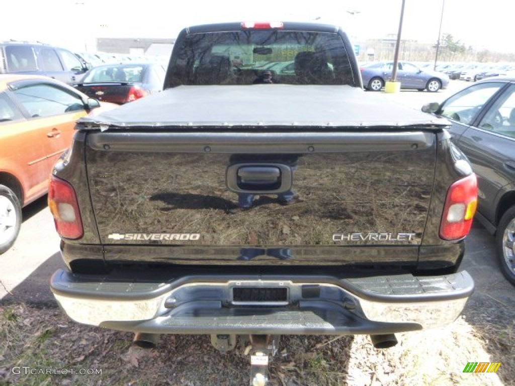 2003 Silverado 1500 Z71 Extended Cab 4x4 - Black / Medium Gray photo #3