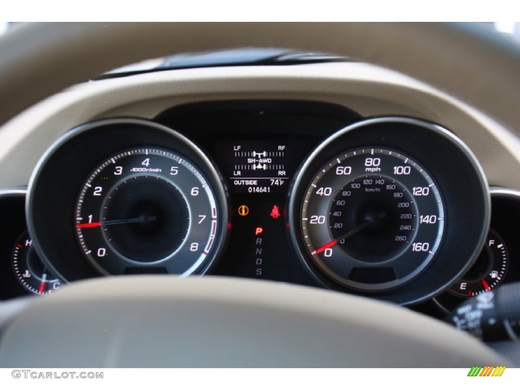 2012 Acura MDX SH-AWD Technology Gauges Photo #79384336