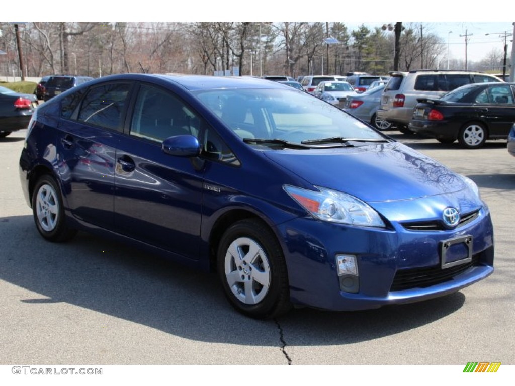 2011 Prius Hybrid II - Blue Ribbon Metallic / Misty Gray photo #3