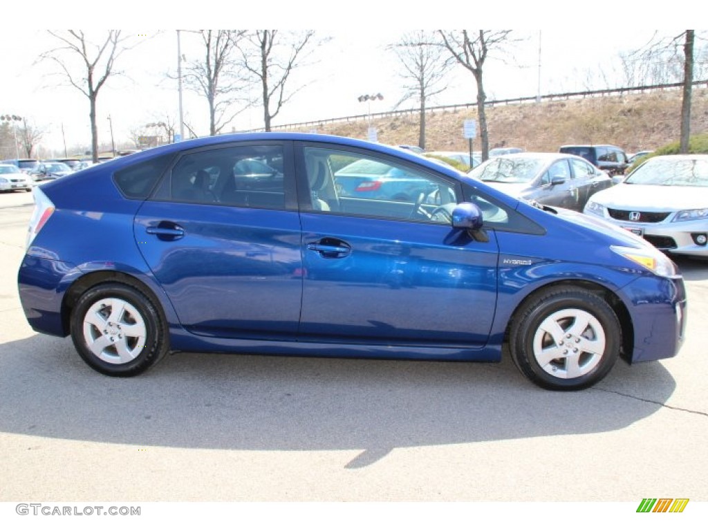 2011 Prius Hybrid II - Blue Ribbon Metallic / Misty Gray photo #4