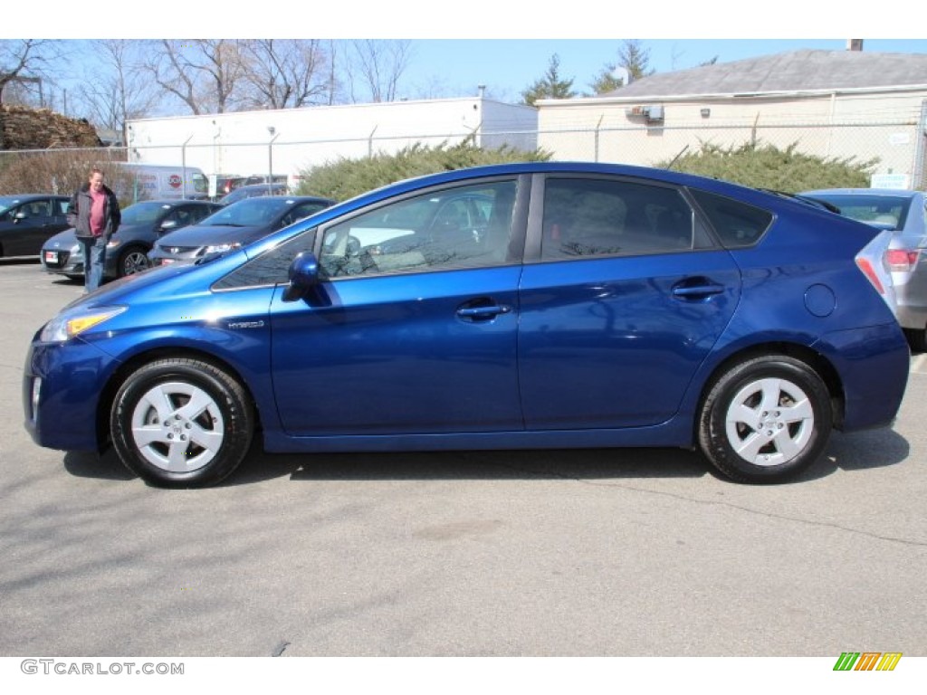 2011 Prius Hybrid II - Blue Ribbon Metallic / Misty Gray photo #8