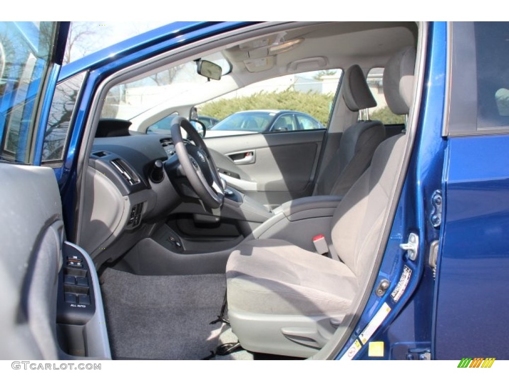 2011 Prius Hybrid II - Blue Ribbon Metallic / Misty Gray photo #12