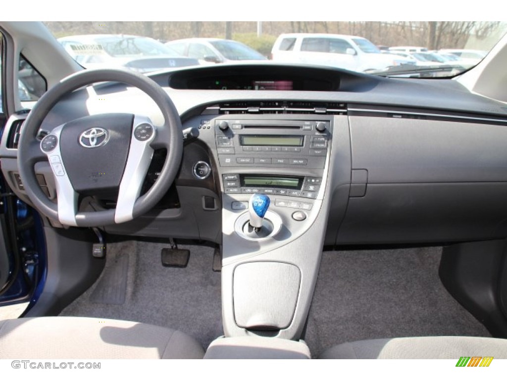 2011 Prius Hybrid II - Blue Ribbon Metallic / Misty Gray photo #13