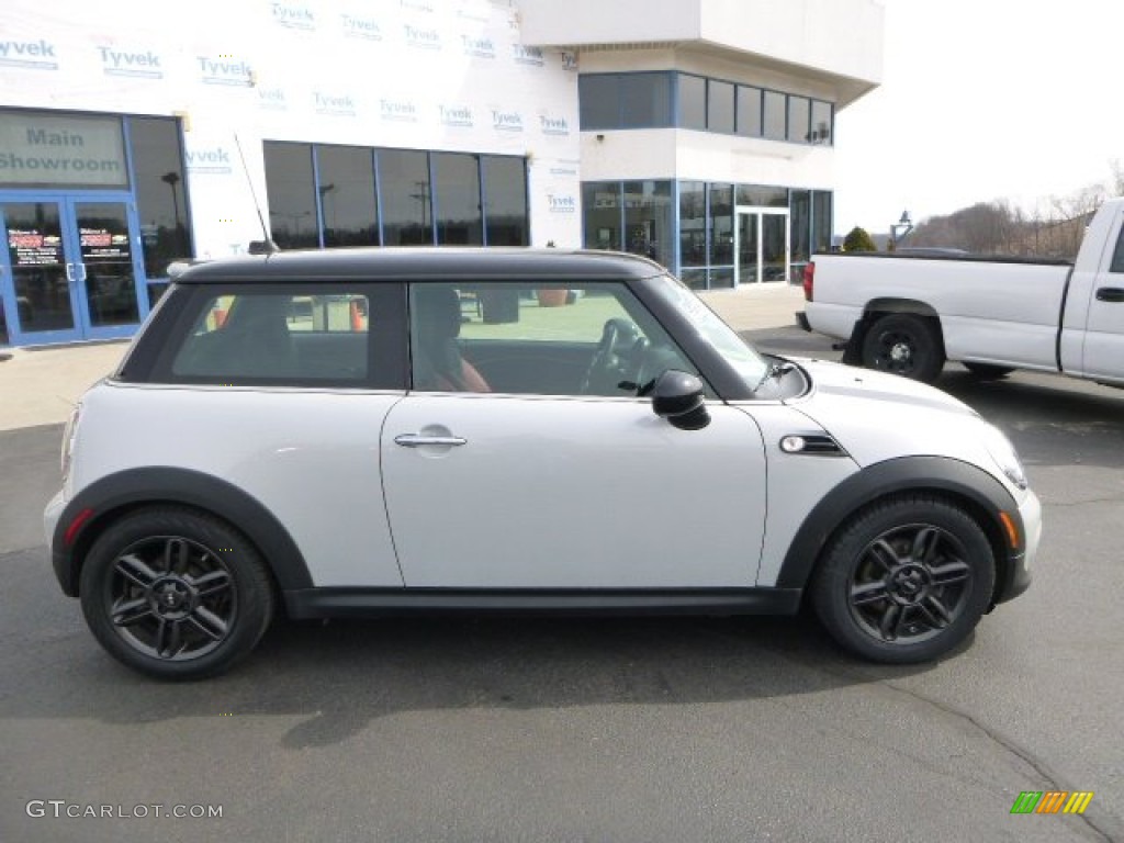 White Silver Metallic 2011 Mini Cooper Hardtop Exterior Photo #79384852