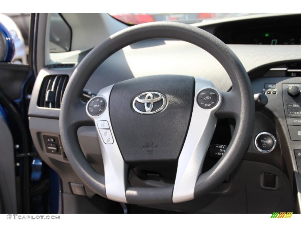 2011 Prius Hybrid II - Blue Ribbon Metallic / Misty Gray photo #16