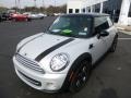 2011 White Silver Metallic Mini Cooper Hardtop  photo #7