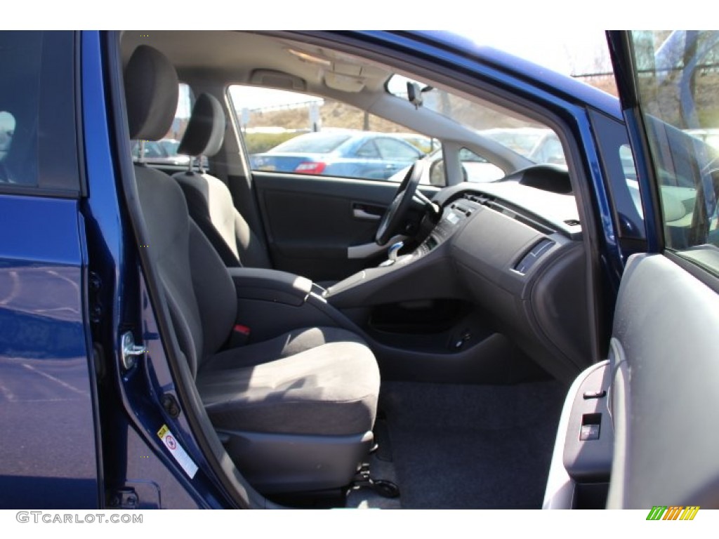 2011 Prius Hybrid II - Blue Ribbon Metallic / Misty Gray photo #24