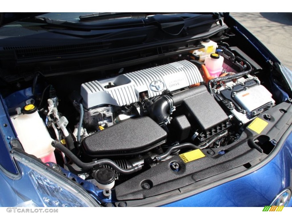 2011 Prius Hybrid II - Blue Ribbon Metallic / Misty Gray photo #25