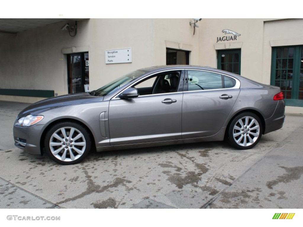 2011 XF Premium Sport Sedan - Vapour Grey Metallic / Warm Charcoal photo #3