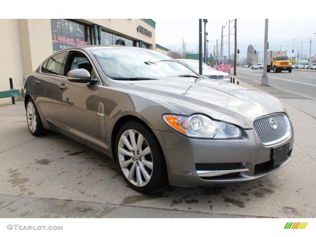 2011 XF Premium Sport Sedan - Vapour Grey Metallic / Warm Charcoal photo #8