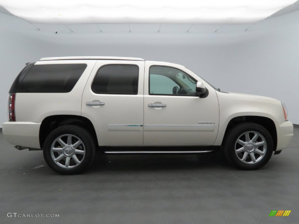 White Diamond Tintcoat 2011 GMC Yukon Denali AWD Exterior Photo #79385360