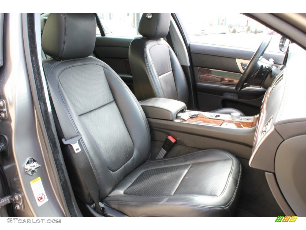 Warm Charcoal Interior 2011 Jaguar XF Premium Sport Sedan Photo #79385374
