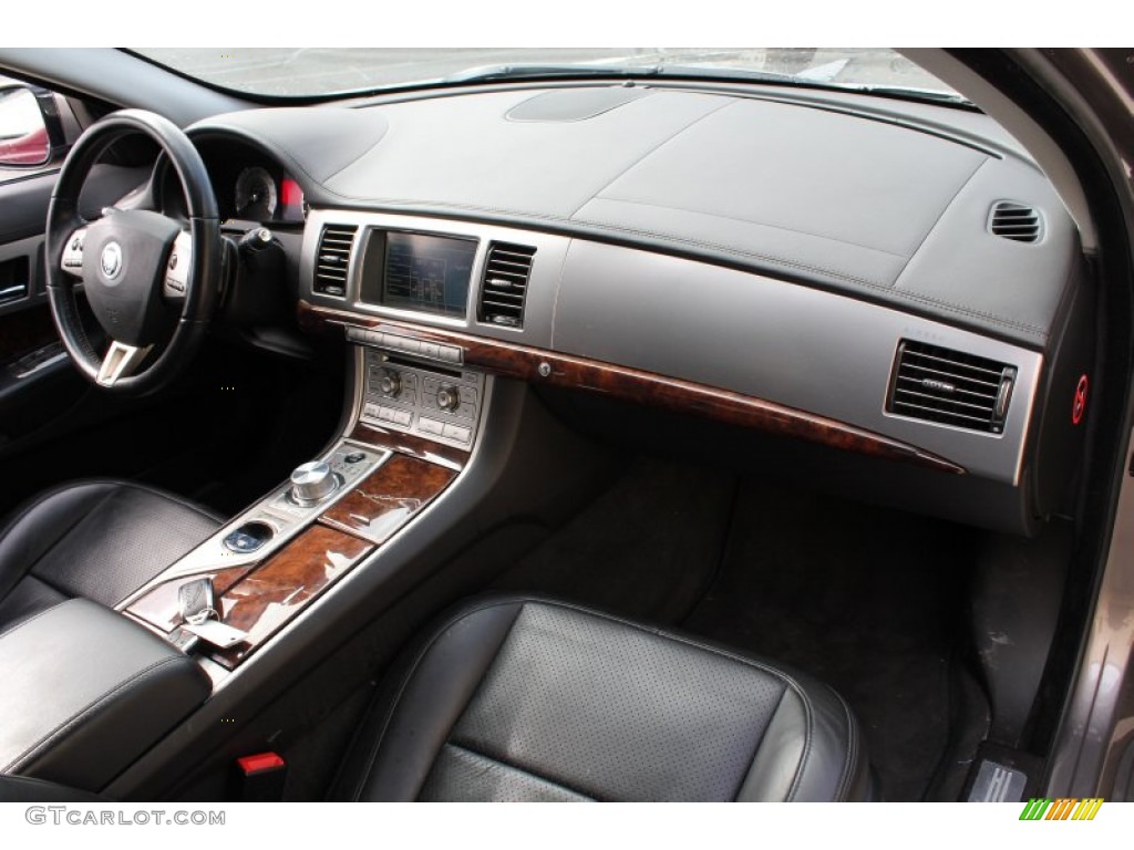 2011 Jaguar XF Premium Sport Sedan Warm Charcoal Dashboard Photo #79385392