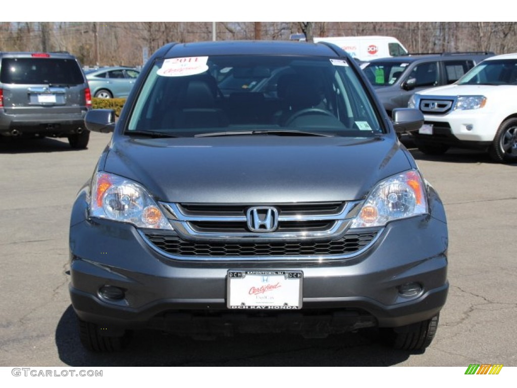 2011 CR-V EX-L 4WD - Polished Metal Metallic / Gray photo #2