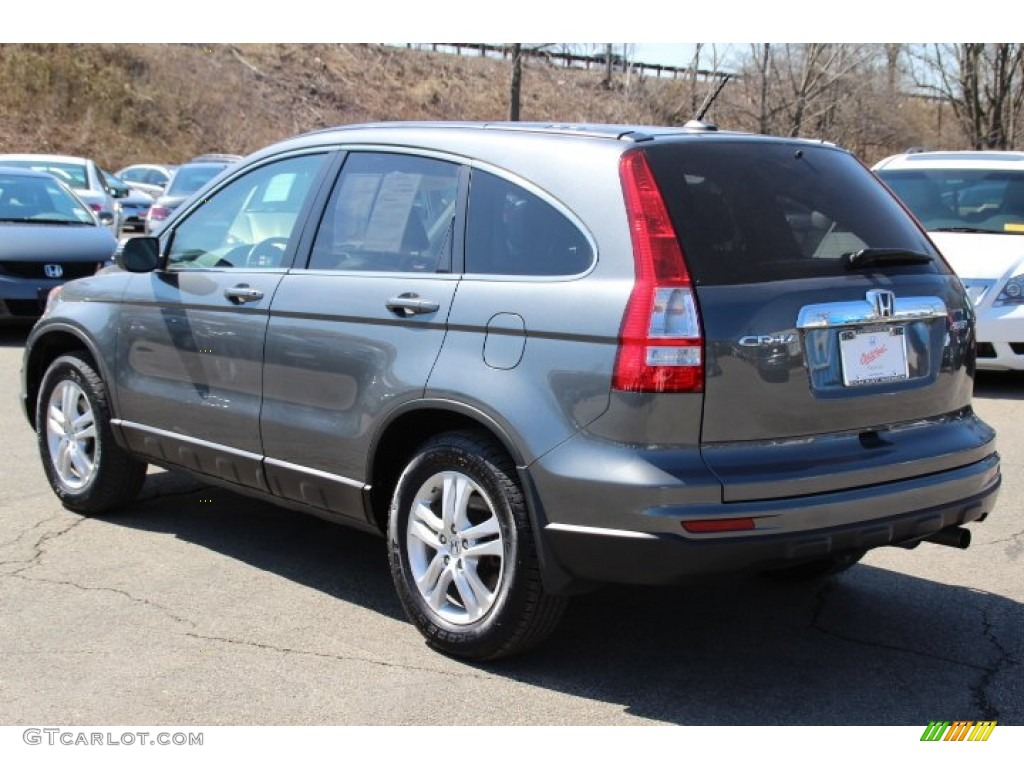 2011 CR-V EX-L 4WD - Polished Metal Metallic / Gray photo #7