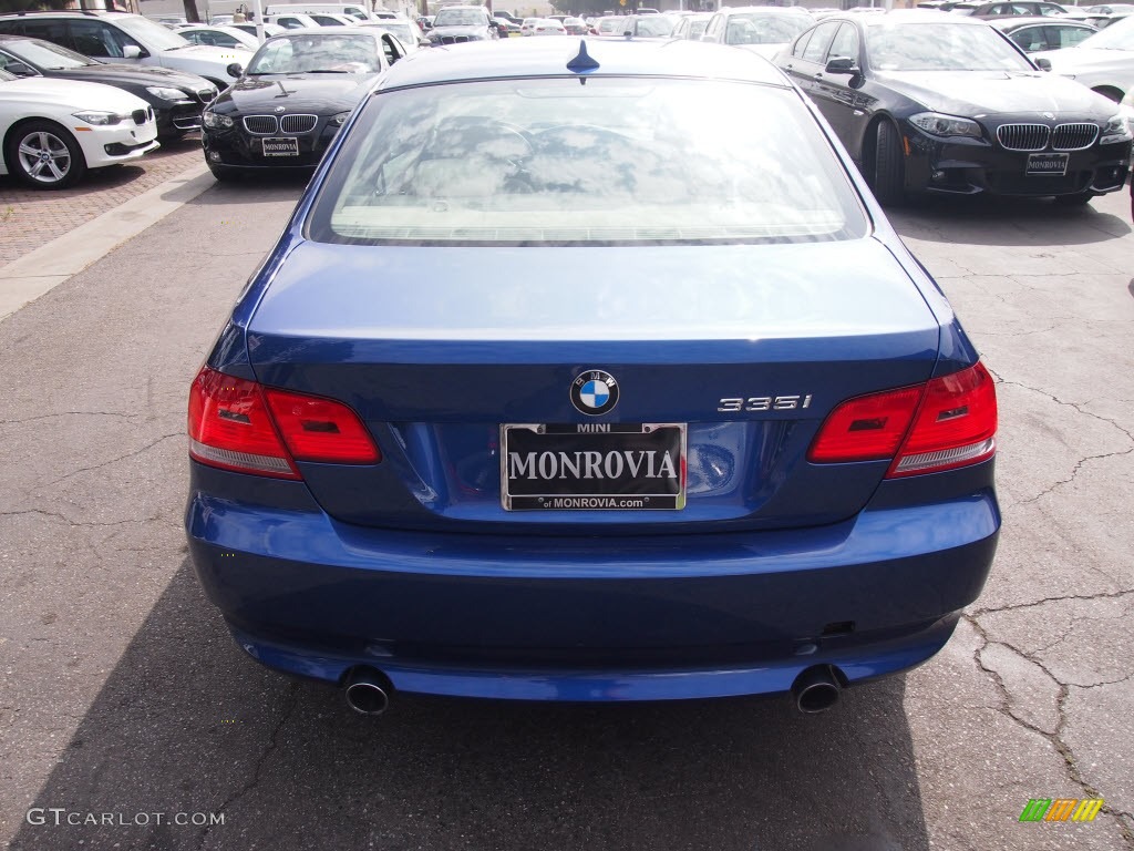 2010 3 Series 335i Coupe - Le Mans Blue Metallic / Cream Beige photo #8