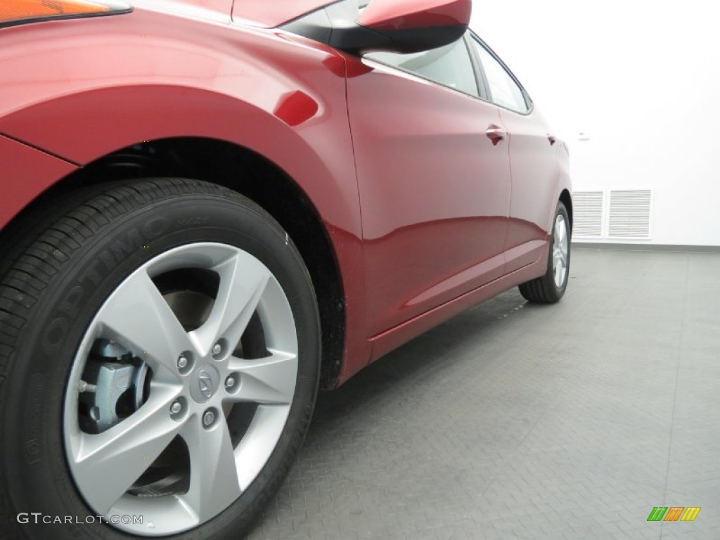 2013 Elantra GLS - Sparkling Ruby / Beige photo #5
