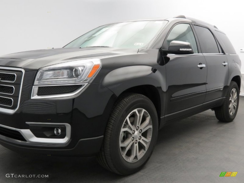 2013 Acadia SLT - Carbon Black Metallic / Ebony photo #2