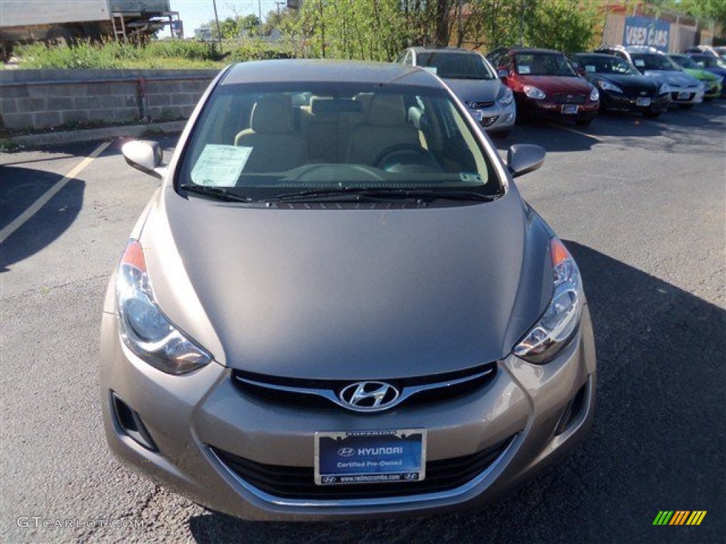 2012 Elantra GLS - Desert Bronze / Beige photo #1