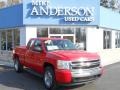 2008 Victory Red Chevrolet Silverado 1500 LS Extended Cab 4x4  photo #1