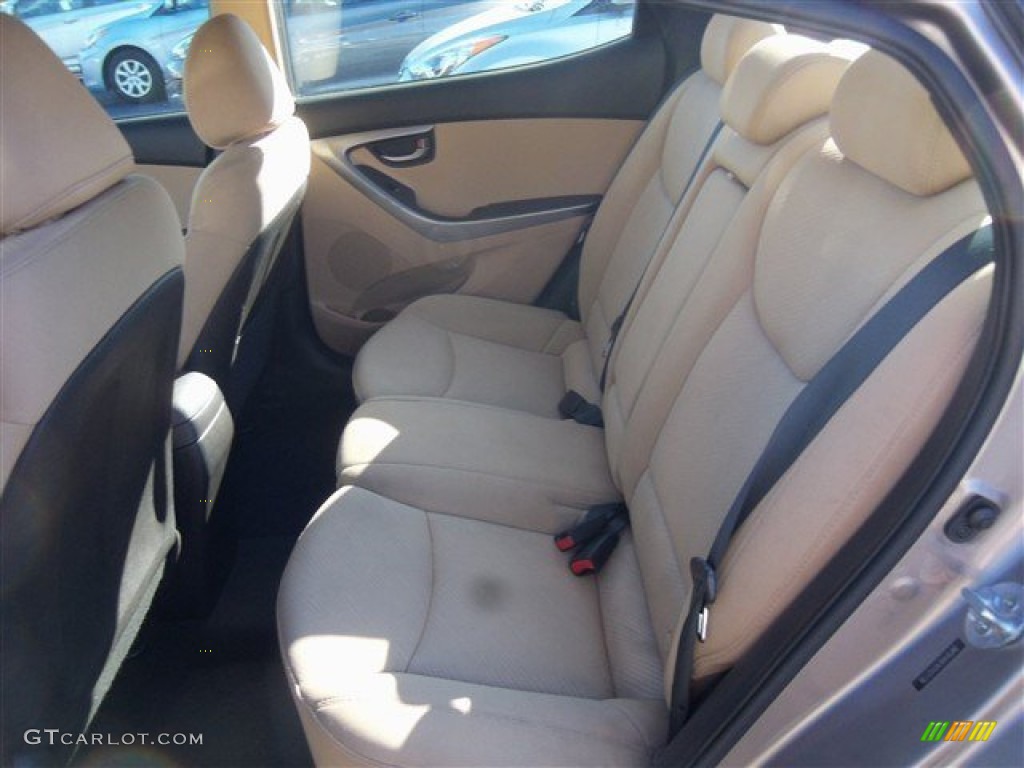2012 Elantra GLS - Desert Bronze / Beige photo #11