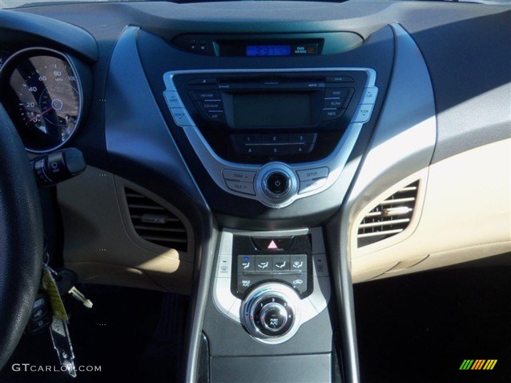 2012 Elantra GLS - Desert Bronze / Beige photo #13