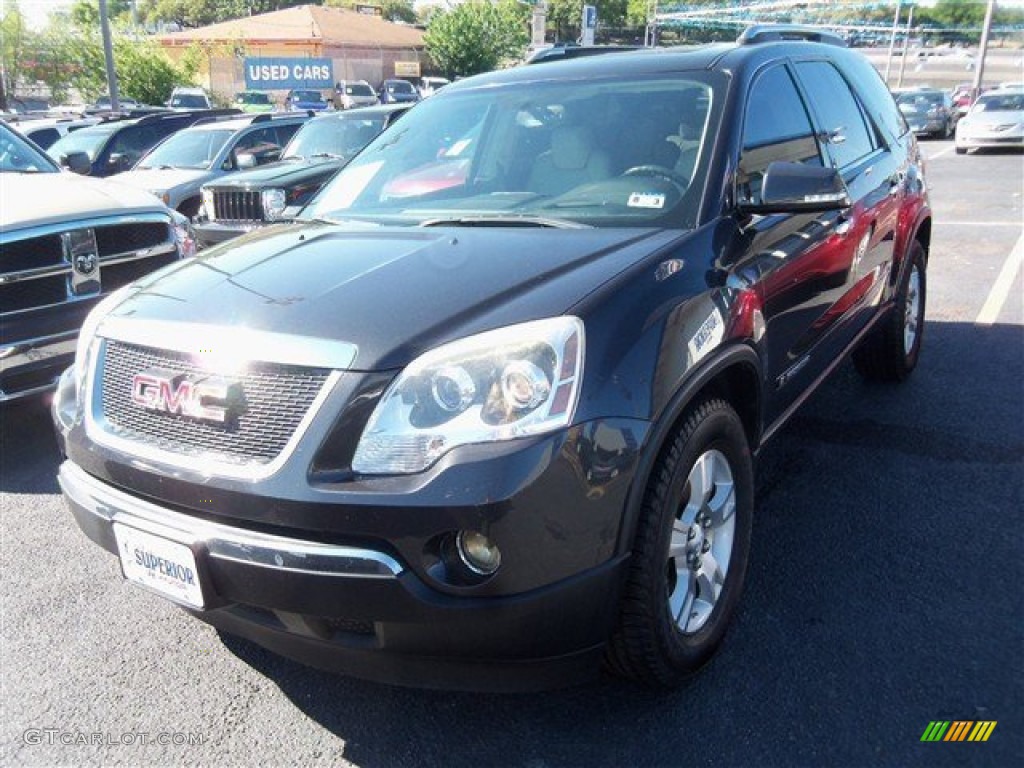 2007 Acadia SLT AWD - Carbon Metallic / Titanium photo #2