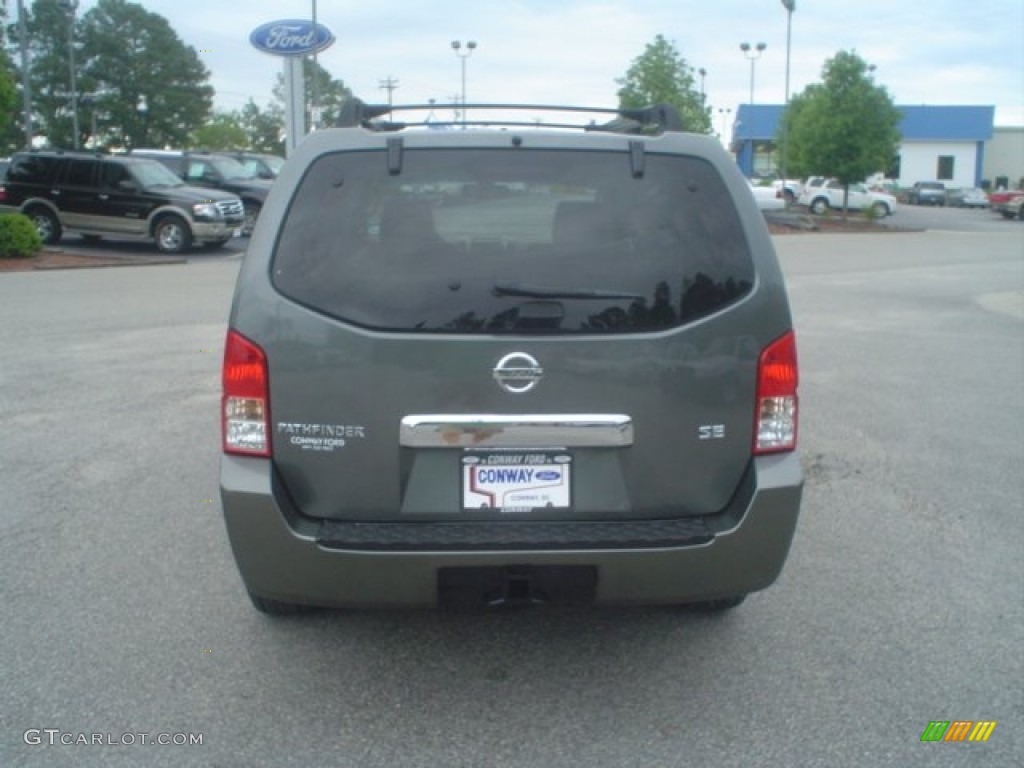 2006 Pathfinder SE 4x4 - Storm Grey Metallic / Desert photo #6