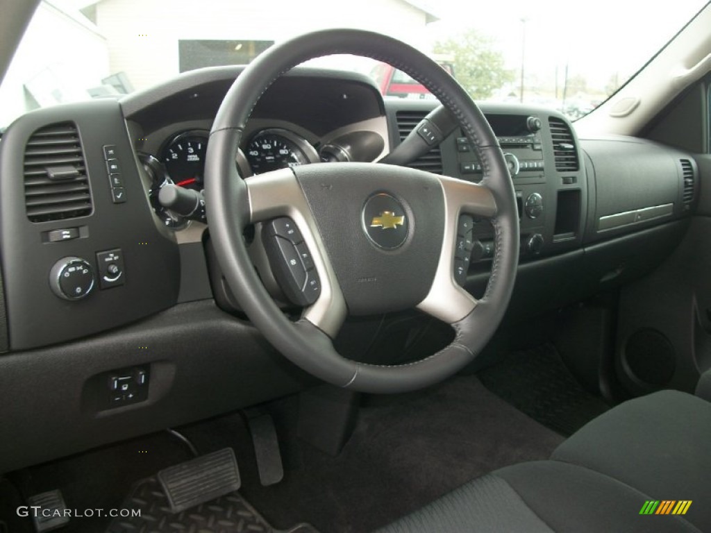 2012 Silverado 1500 LT Crew Cab 4x4 - Blue Topaz Metallic / Ebony photo #7