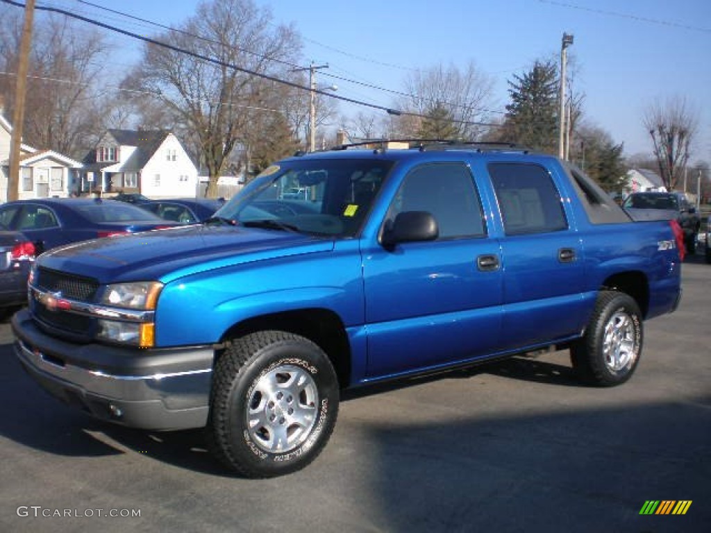 2003 Avalanche 1500 Z71 4x4 - Arrival Blue / Dark Charcoal photo #1